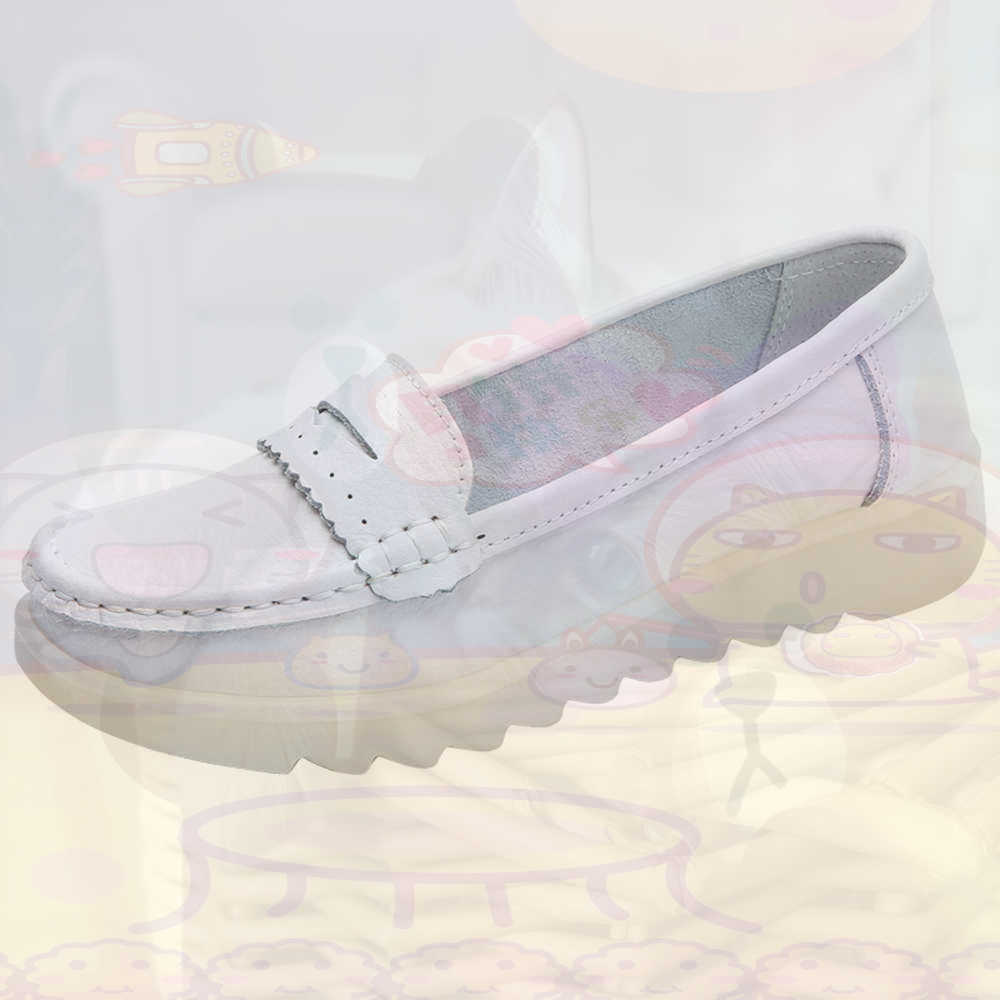 Formal Women Daily Wear Footwear - Mokasyny do jazdy Nastoletnie trampki Deskorolka