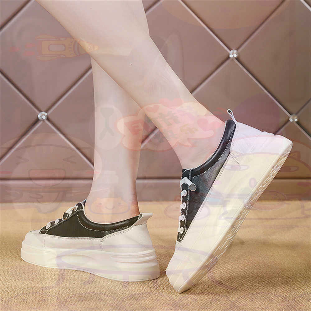 Formal Women Daily Wear Footwear - Sznurowane mokasyny Chunky Loafers Woman Skateboarding