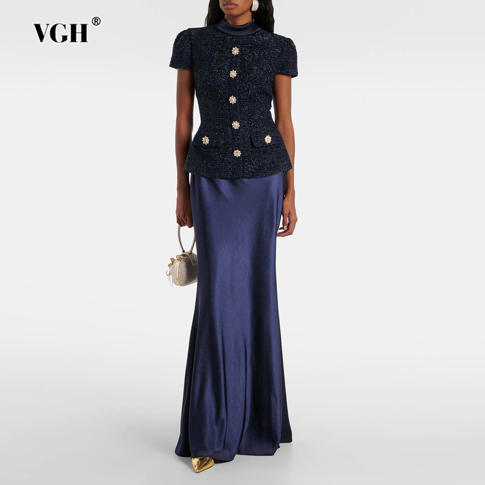 Women'S Formal Wear Suits - VGH Eleganckie Dwuczęściowe Komplety Damskie Stójka