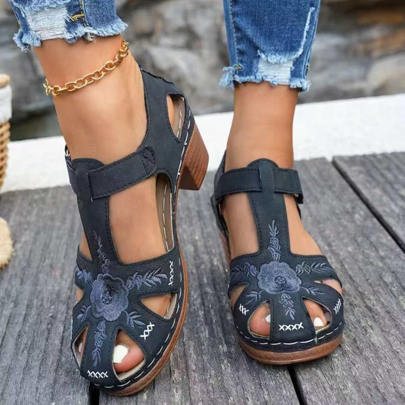 Damskie sandały na średnim obc – Formal Women Daily Wear Footwear recenzja i cena