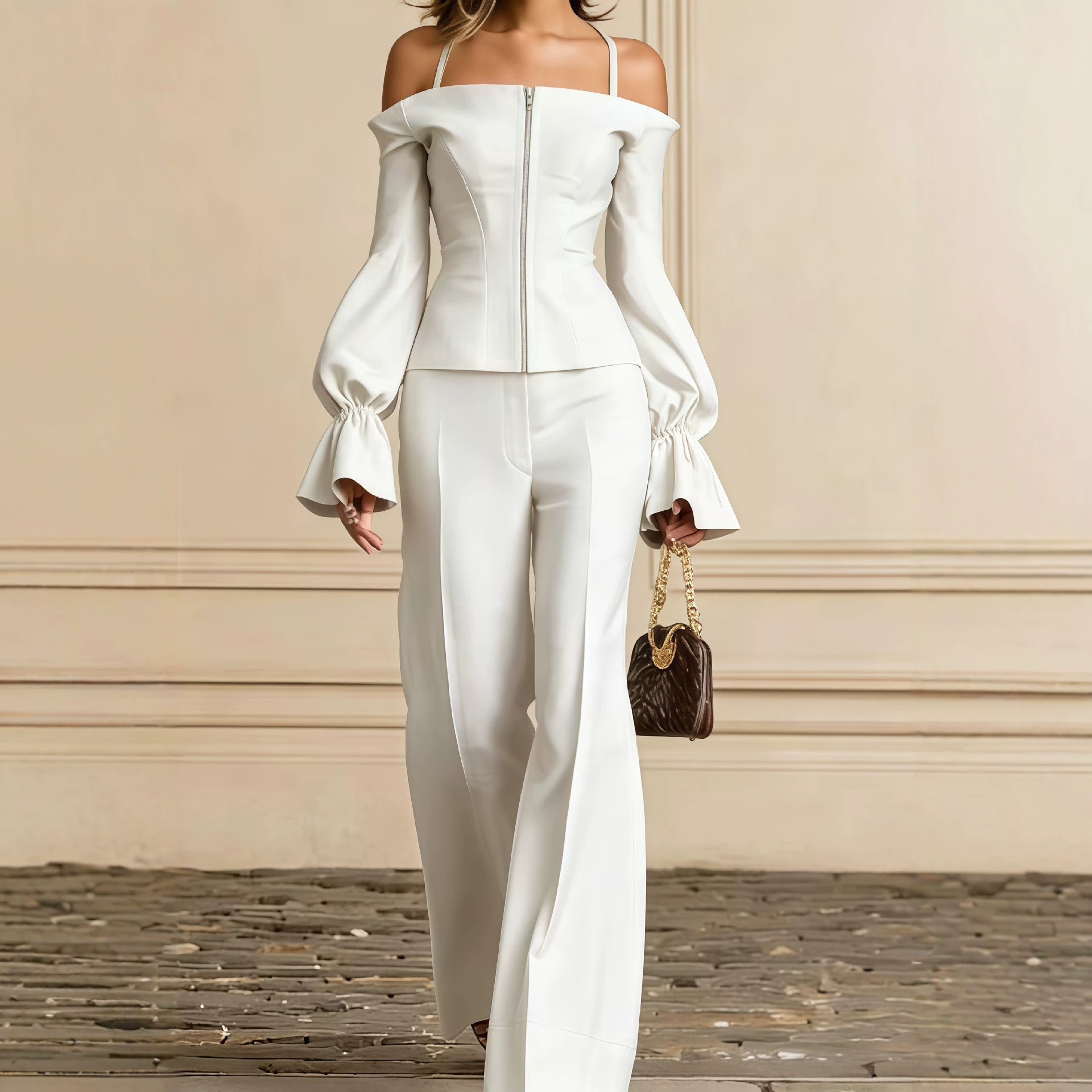 Dwuczęściowy zestaw spodni dam – Women'S Formal Wear Suits recenzja i cena