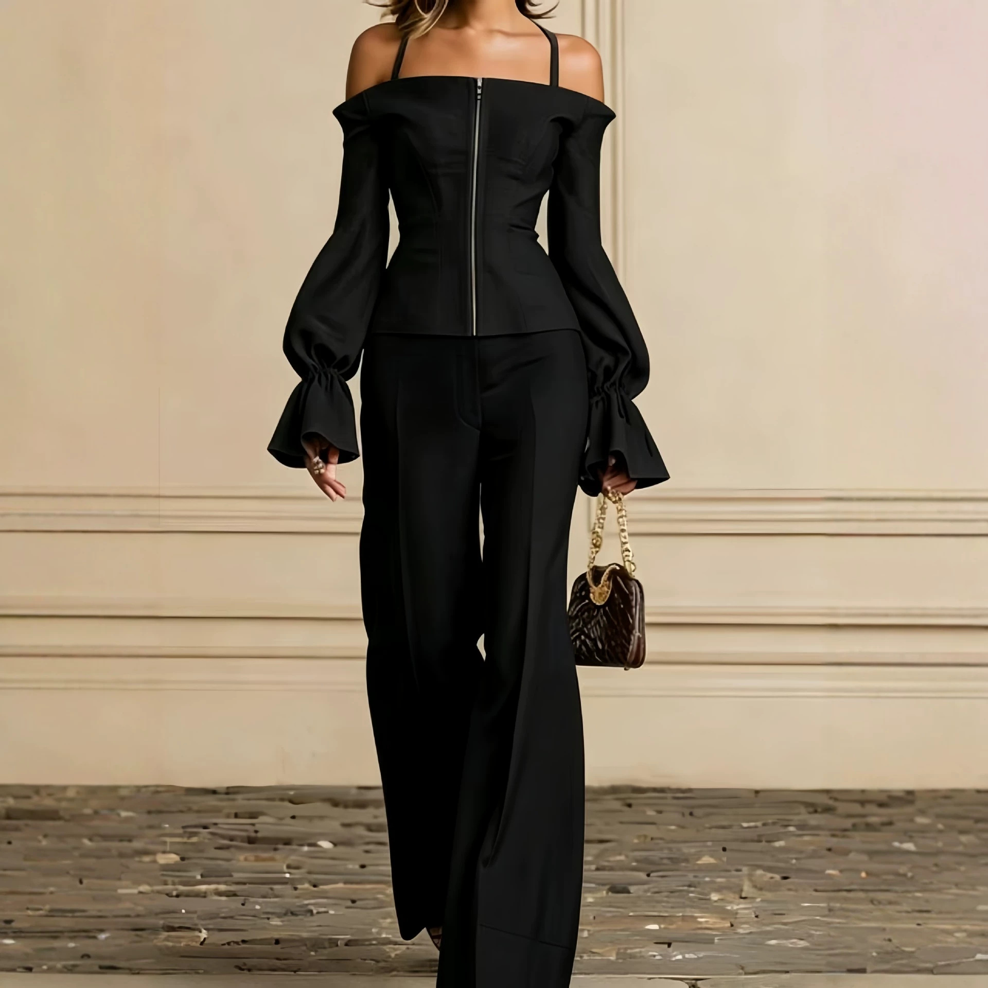 Dwuczęściowy zestaw spodni dam – Women'S Formal Wear Suits recenzja i cena